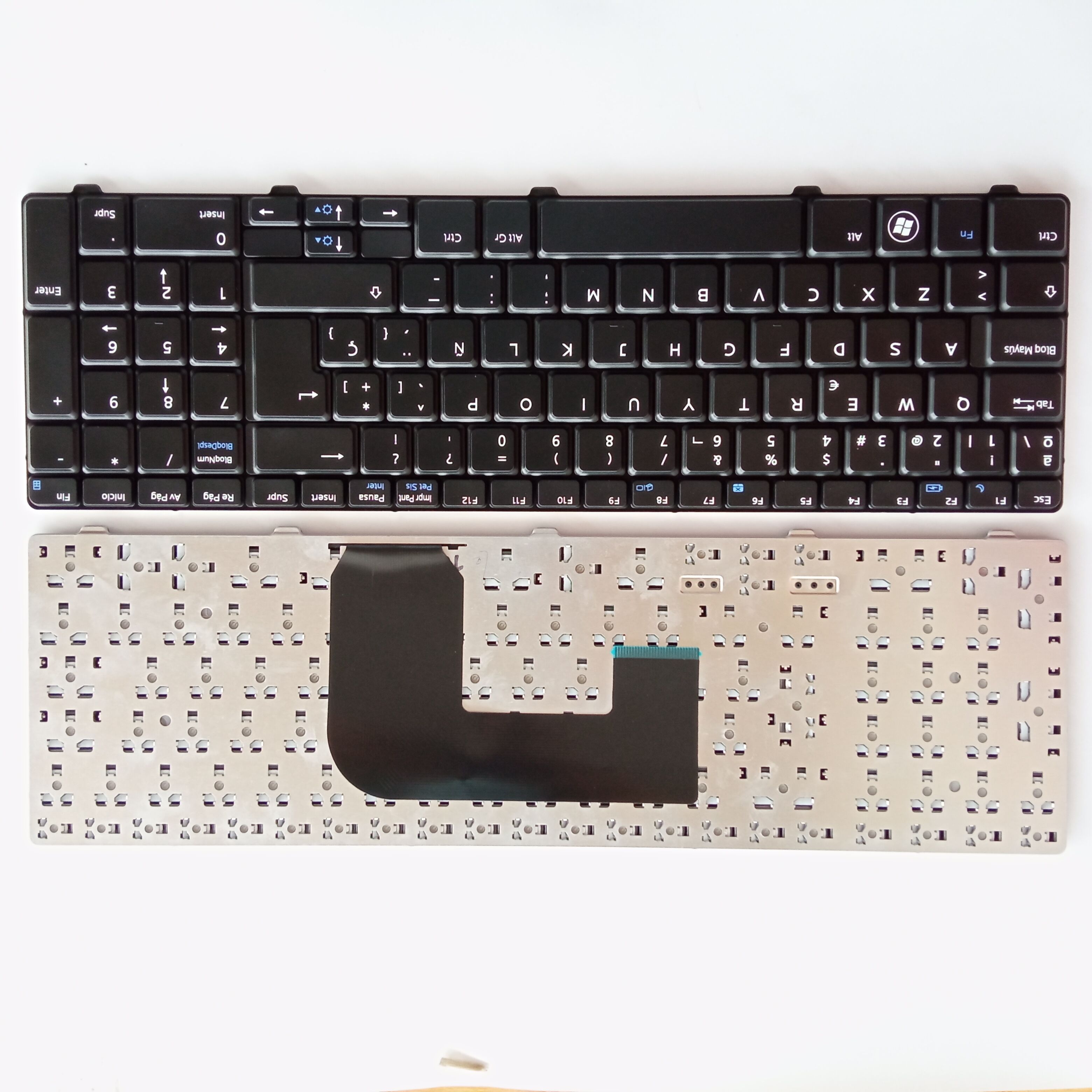 Picture of Laptop Spanish keyboard forNew Replacement Laptop Keyboard For DELL V3700 BLACK Sp Layout